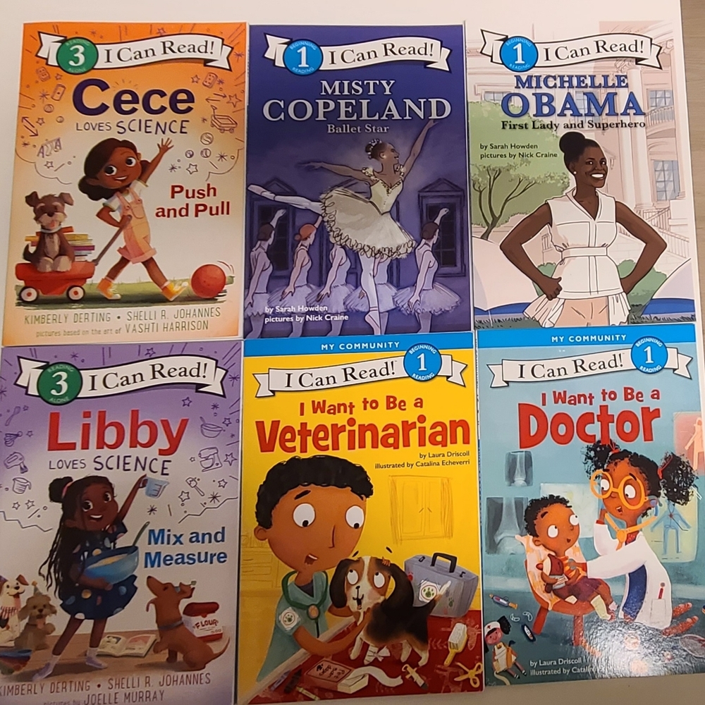 I can read book series - STEM level 1 & 3, set of 6 + bonus book